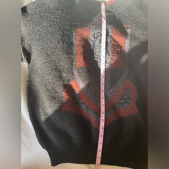 Men's vintage Porto cruz Wool Eclectic Grandpa Crewneck Sweater XL NWOT - Picture 6 of 8